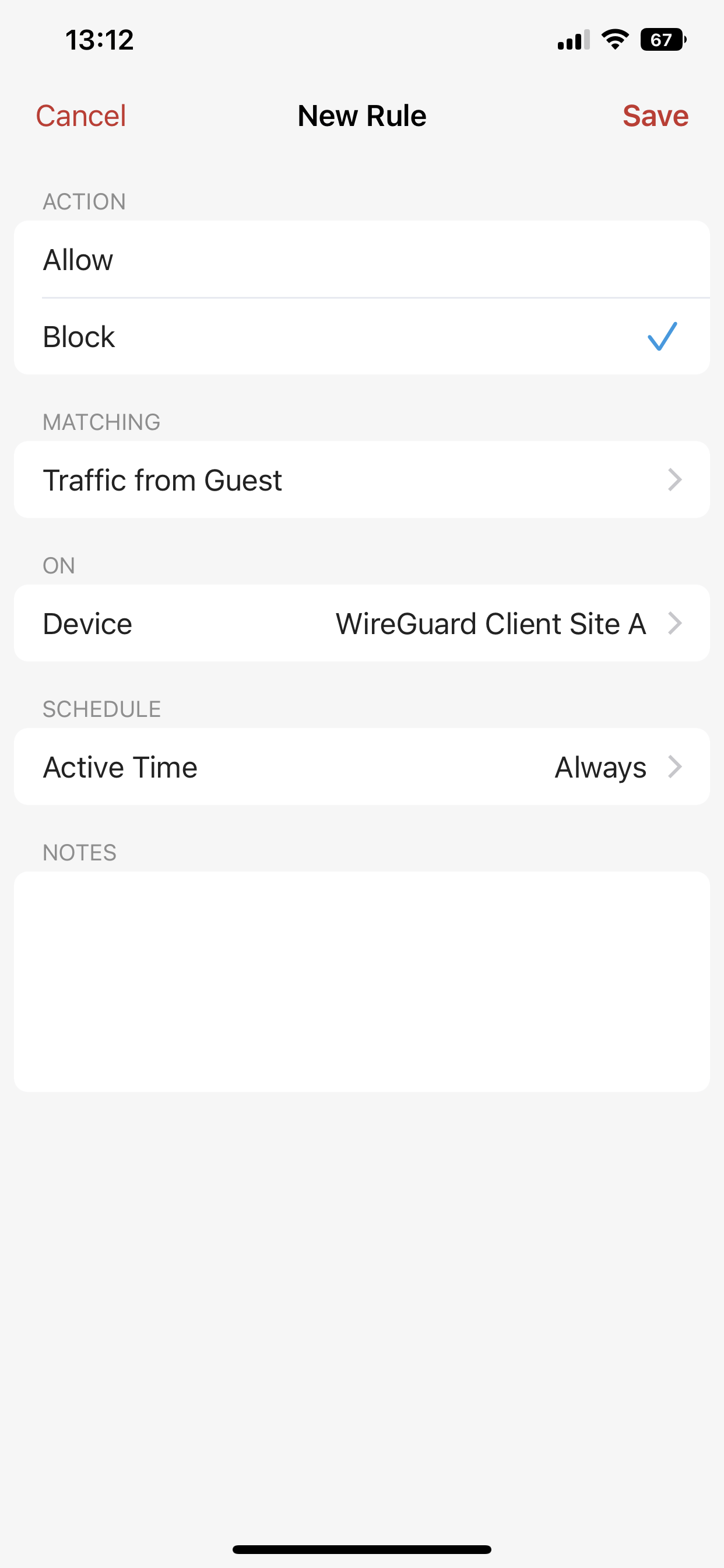 Scenario 2: In app demo if you are using WireGuard protocol