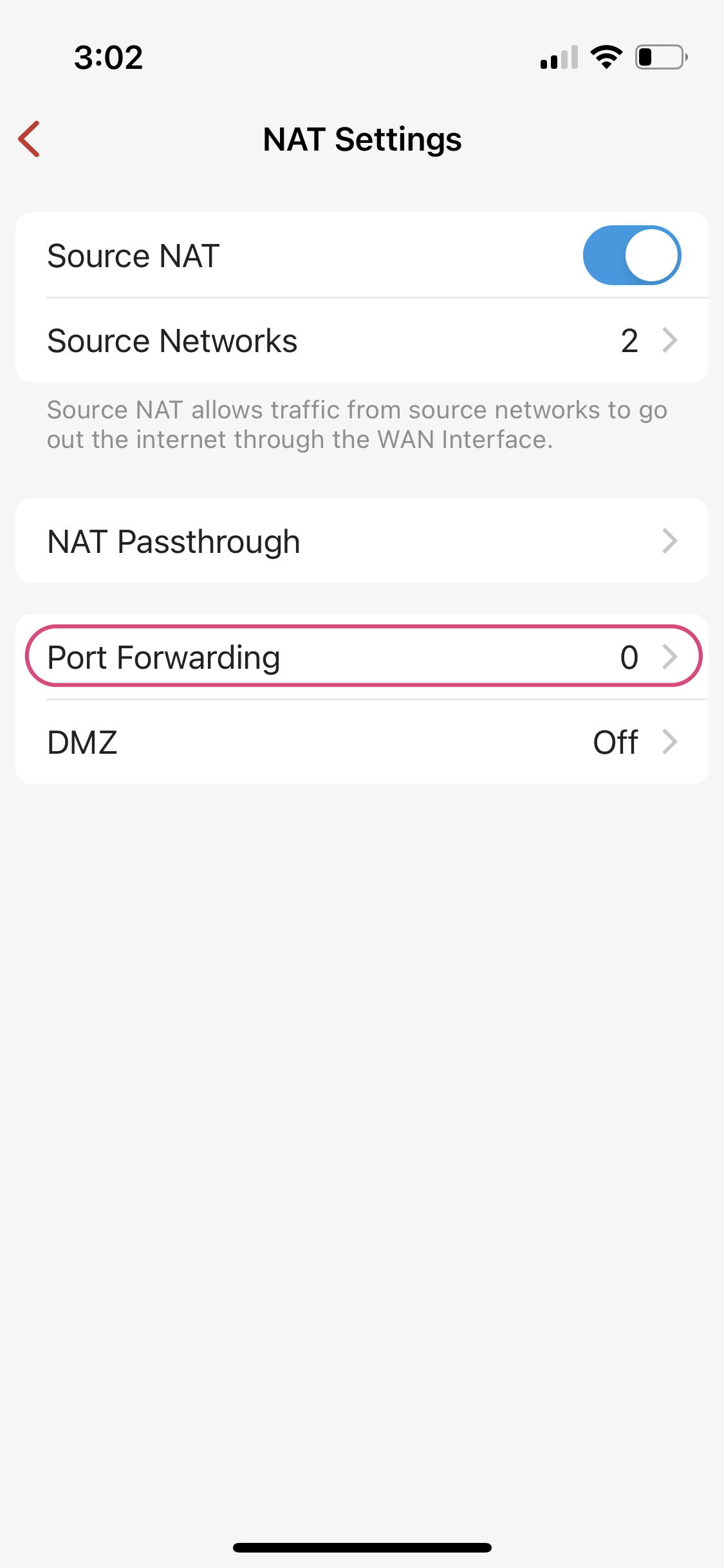 Allow UPnP Ports – Port Forwarding Settings
