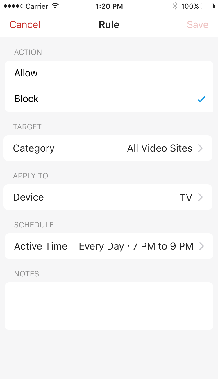 Create new Rules to target blocking bad connections within specific categories