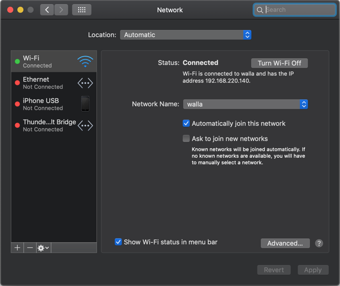  Assign static IP address on IOS Network settings with displayed IP address shown