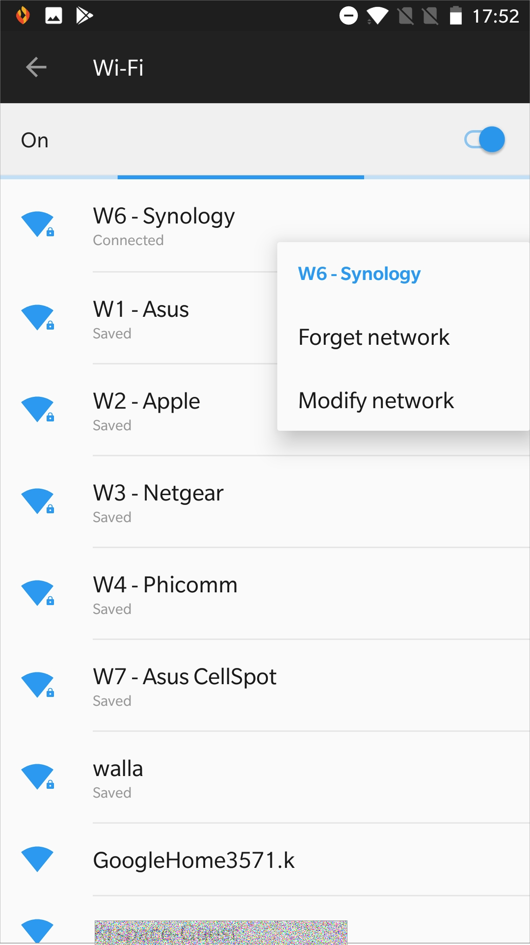 Assign static IP address in Android Network settings for the connected WiFi