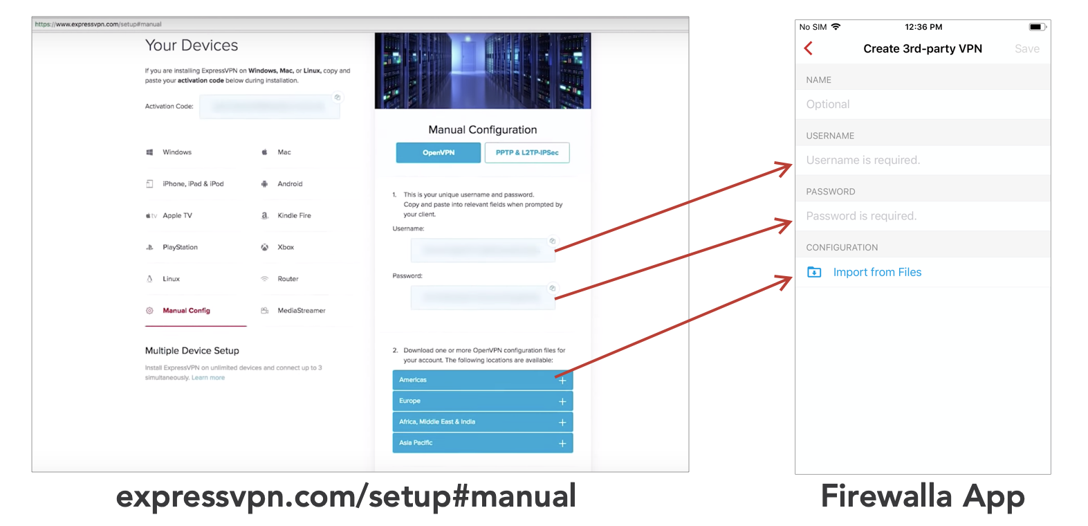 Express VPN is fully compatible with Firewalla boxes