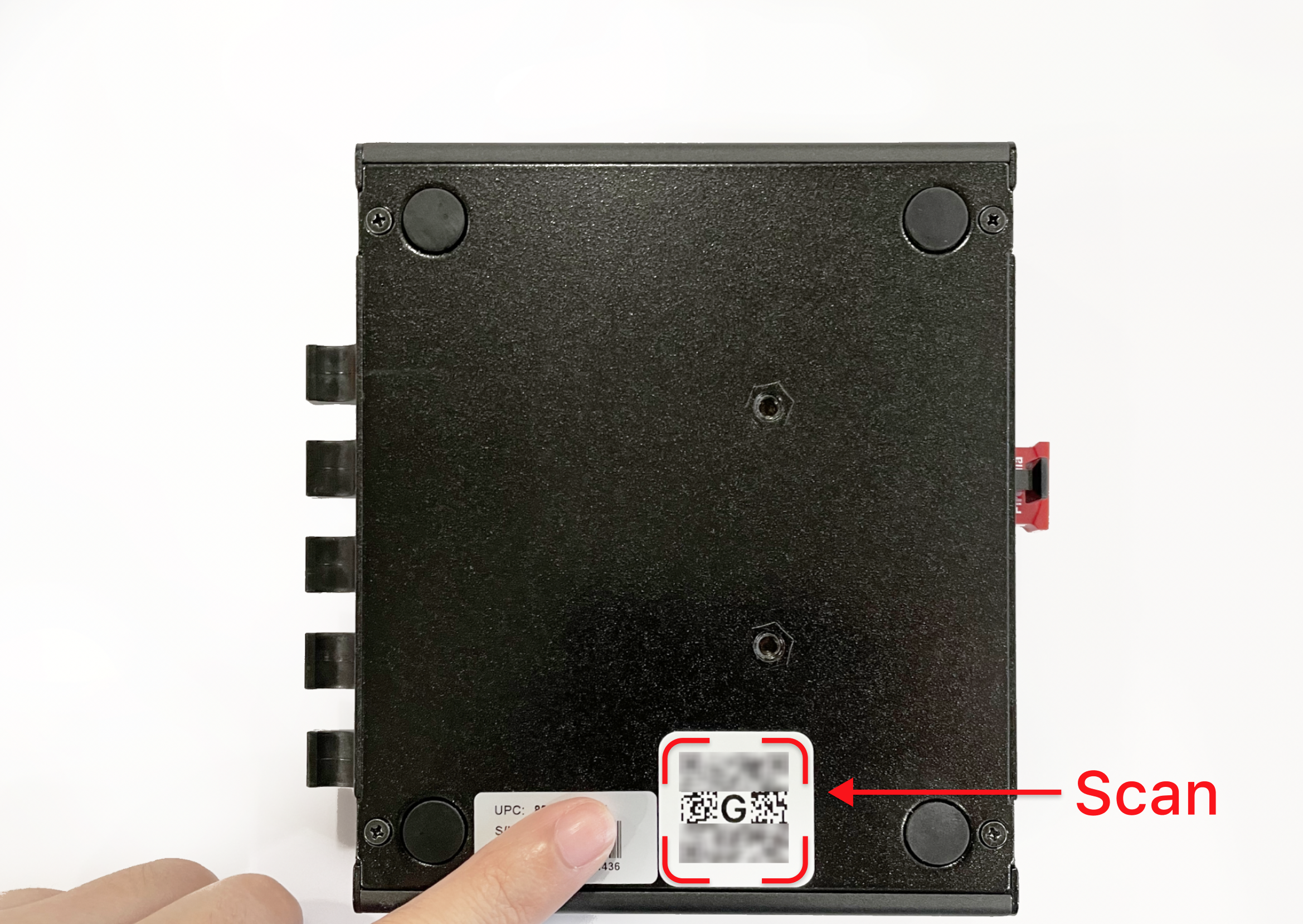 Having issues scanning the QR code on the router make sure to cover the serial code with your finger