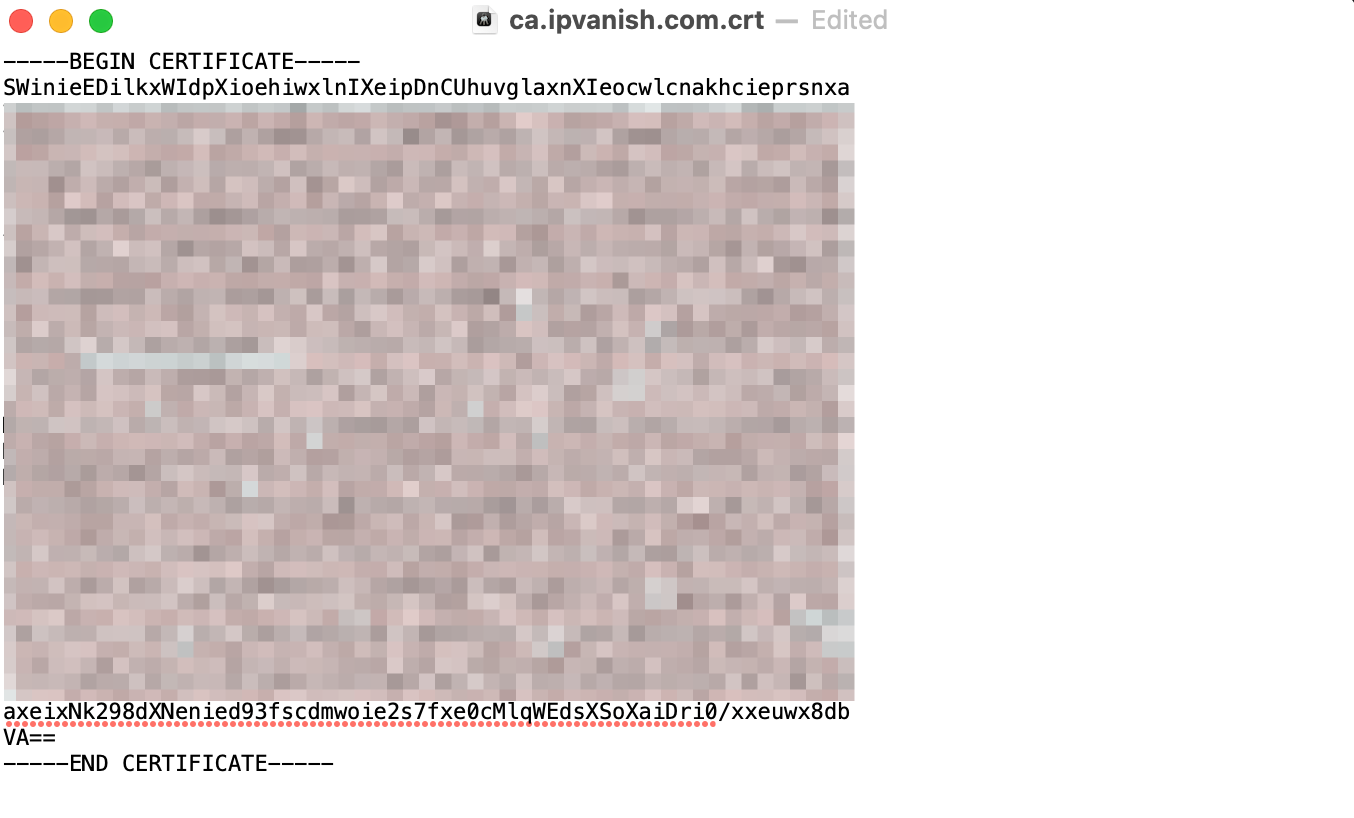 Open the .crt file using a text editor and copy all the content