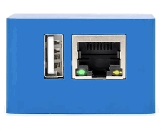 Port lights on Firewalla Blue alternatively flashing