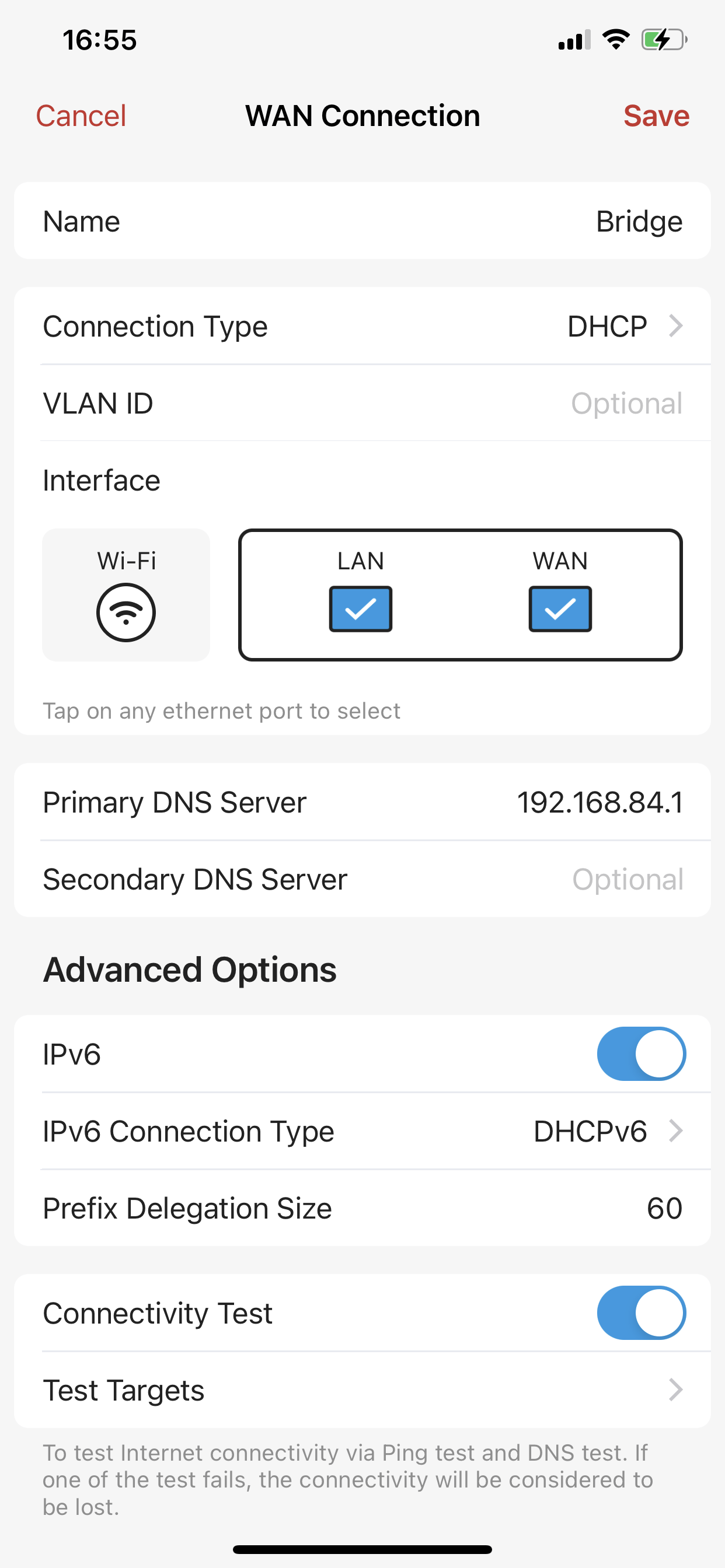 IUse Firewalla network manager to enable Wi-Fi interface, currently off.