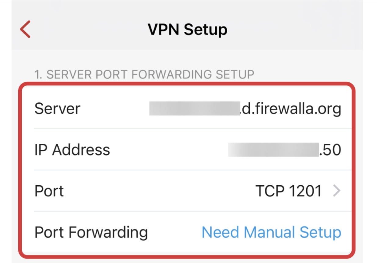 Port Forwarding Setup for VPN Server – Firewalla