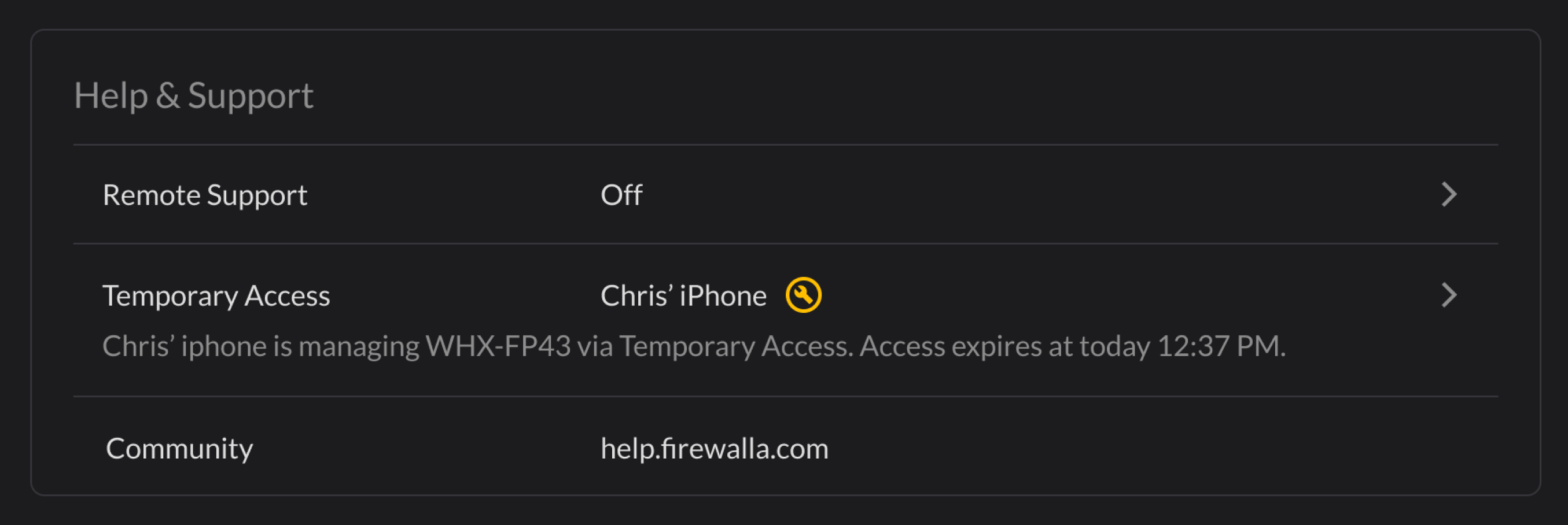 Firewalla MSP Portal enables Remote Access device identification